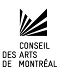 Logo of Conseil des arts de montréal.